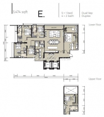 The Estate, Bangsar, 59100, 5 Bedrooms Bedrooms, ,5 BathroomsBathrooms,Apartment,For Rent,The Estate,The Estate,1428
